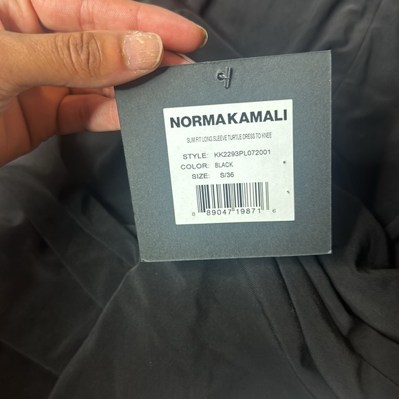 Norma Kamali TURTLENECK DRESS TO KNEE Size S NWT - Picture 7 of 11